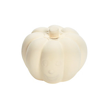 3 1/2" Mini DIY Craft Decorative Ceramic Pumpkins - 12 Pc.