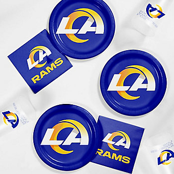 32 Pc. NFL Los Angeles Rams Tailgate Kit For 8 Guests