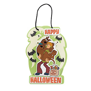 4 1/2" x 6 1/2" Scooby-Doo!&#8482; Happy Halloween Sign Foam Craft Kit - Makes 12