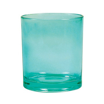 4' Bright Teal Cylinder Vases - 6 Pc.