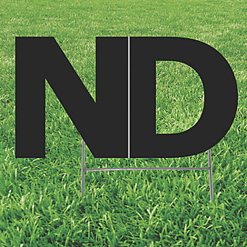 40" x 20" ND Yard Sign