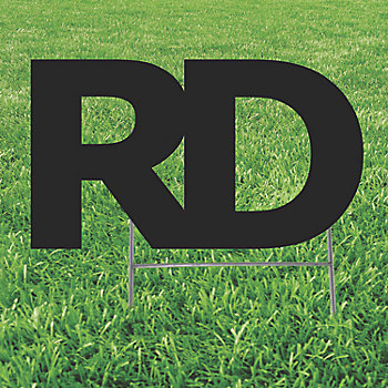 40" x 20" RD Yard Sign