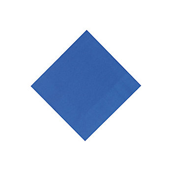 5" Bulk 50 Ct. Cobalt Blue Disposable Paper Beverage Napkins