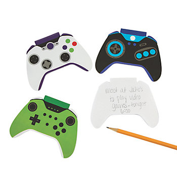 5" x 3 1/2" Multicolor Game Controller-Shaped Notepads &#8211; 24 Pc. 
