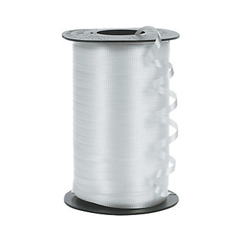 500 Yds. White Crimped Polypropylene Curling Ribbon