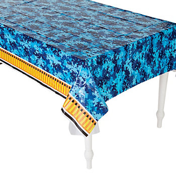 54" x 108" Dart Battle Party Plastic Tablecloth