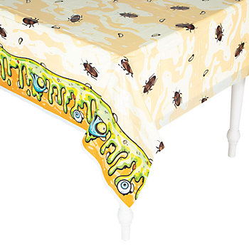 54" x 108" Gross Slime Plastic Tablecloth