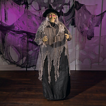 59" x 54" Floating Witch Halloween Decoration