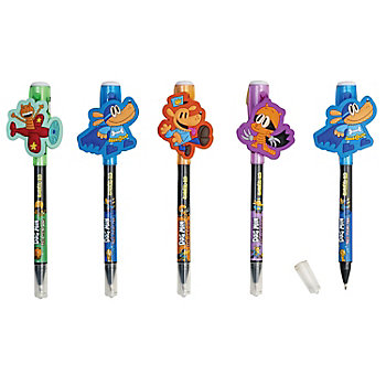 6 1/4" Dog Man<sup>TM</sup> Characters Invisible Ink Pens - 12 Pc.