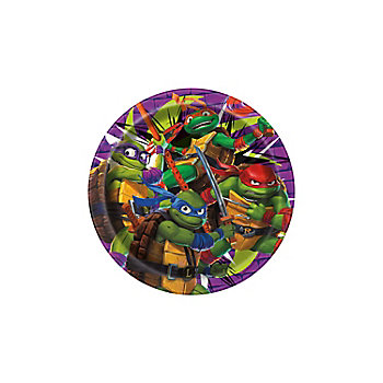 6 3/4" Teenage Mutant Ninja Turtles: Mutant Mayhem&#8482; Party Disposable Dessert Plates &#8211; 8 Ct.  
