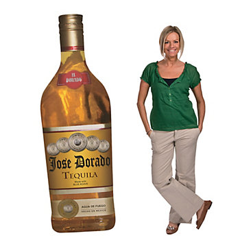 66" Tequila Bottle Cardboard Cutout Stand-Up