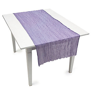70" x 30" Lavender Gauze Table Runner