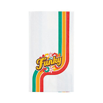 70s Party Dinner Napkins - 16 Pc.