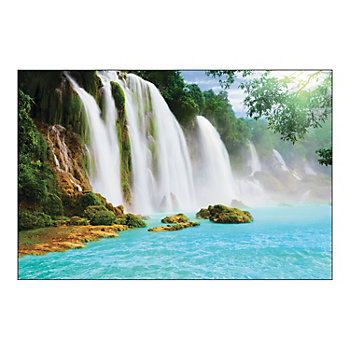9 ft. x 6 ft. Waterfall Scene Plastic Photobooth Backdrop - 3 Pc.