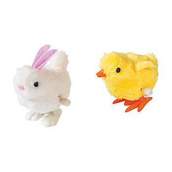 Adorable Bunny & Chick Wind-Ups - 12 Pc. for Easter Fun