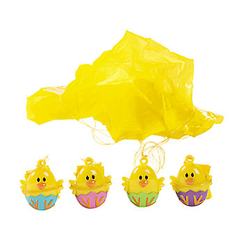 Adorable Chick Paratroopers - 48 Pc. for Easter Celebrations
