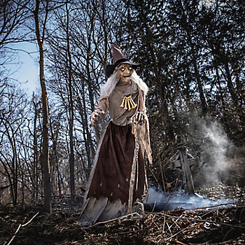 Animated Witch Prop with Servo-Motor