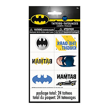 Batman<sup>™</sup> Tattoos - 24 Pc.