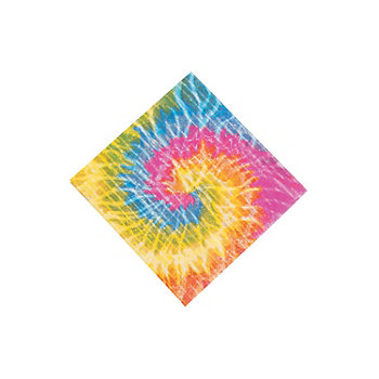 Zonon 115 Pcs Tie Dye Birthday Party Decorations, Colorful Birthday Party  Supplies Include Tie Dye Tablecloth, Plates and Napkins, Cups, Banner for