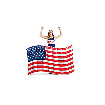 BigMouth Giant Waving American Flag Pool Float