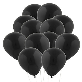 Black 5" Latex Balloons - 24 Pc.
