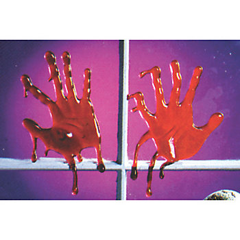 Bloody Handprint Window Clings