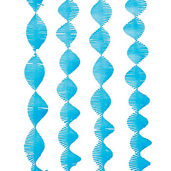 Blue Fringe Streamer