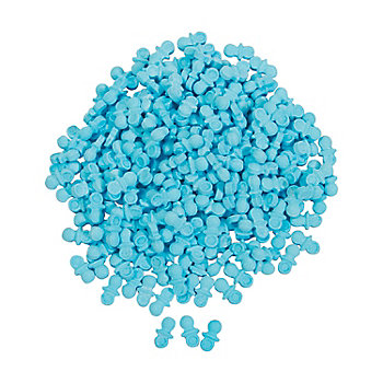Blue Mixed Fruit Flavor Hard Candy Pacifiers - 608 Pc.