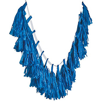 Blue Tassel Garland