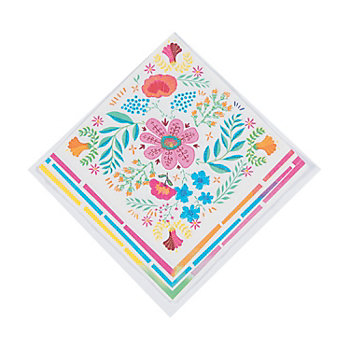Boho Floral Luncheon Napkins - 20 Pc.