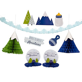 Born to Move Mountains Decorating Kit - 10 Pc.