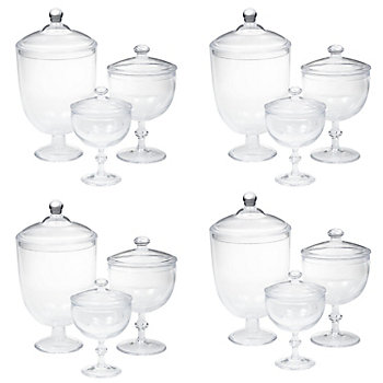 Bulk  12 Pc. Apothecary Jars
