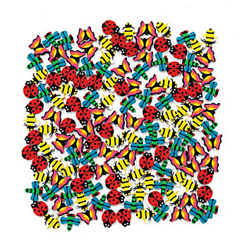 Bulk 144 Pc. Mini Insect Multicolor Rubber Erasers
