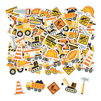 Bulk 300 Pc. Construction Self-Adhesive Shapes