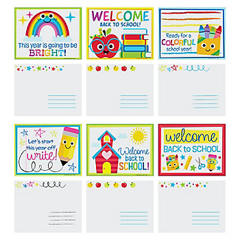Bulk 48 Pc. Classroom Welcome Postcards