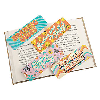 Bulk 48 Pc. Groovy Motivational Bookmarks