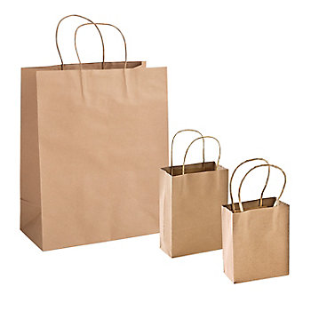 Bulk  60 Pc. Kraft Paper Gift Bags