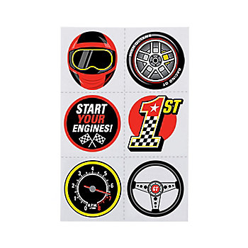 Bulk 72 Pc. Racing Temporary Tattoos