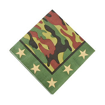 Camouflage Luncheon Napkins - 16 Pc.
