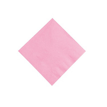 Candy Pink Beverage Napkins - 50 Pc.