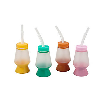 Colorful Groovy Lava Lamp Reusable Plastic Cups - 6 Pc.