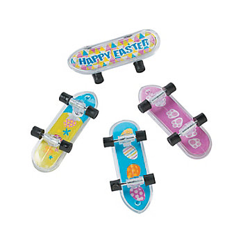 Colorful Mini Easter Skateboards - 36 Pc. for Fun Easter Celebrations