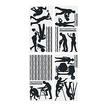 Construction Design-a-Room Decoration Set - 4 Pc.