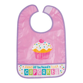 Cupcake Sprinkles Baby Bib