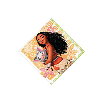 Disney Moana Beverage Napkins - 16 Pc.