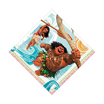 Disney Moana Luncheon Napkins - 16 Pc.