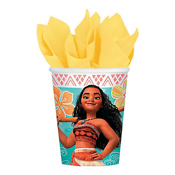 Disney Moana Tropical Party Cups - 8 Pc.
