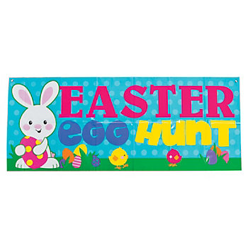Easter Egg Hunt Vinyl Banner