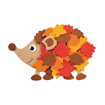 Fall Leafy Hedgehog Magnet Craft Kit - Makes 12