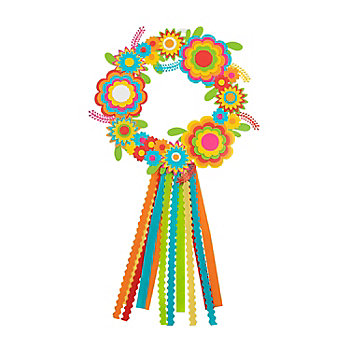 Fiesta Flower Wreath Craft Kit